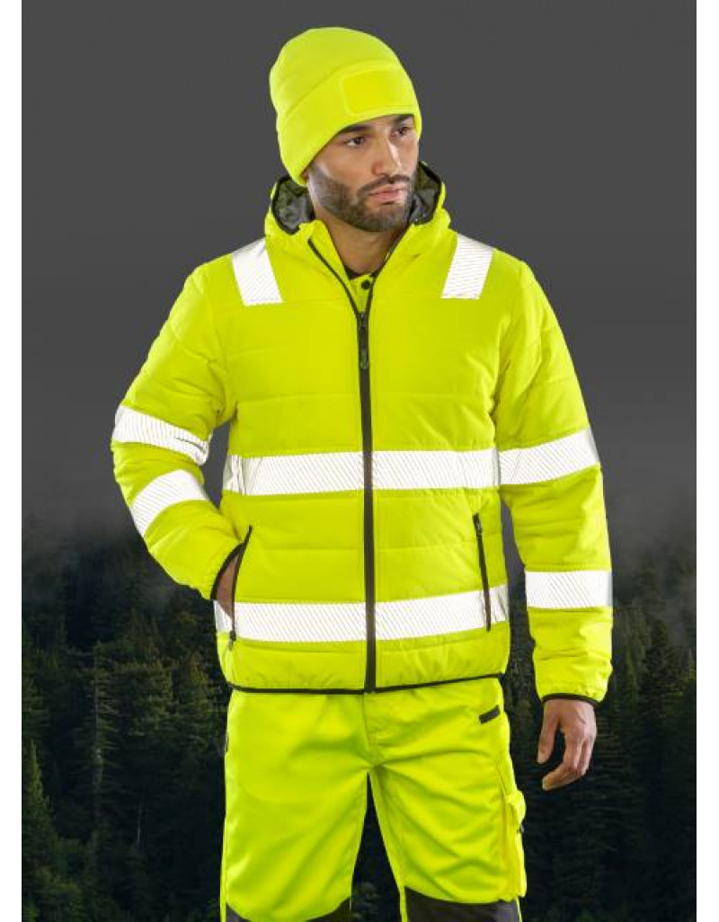 Jachetă de lucru cu elemente reflectorizante